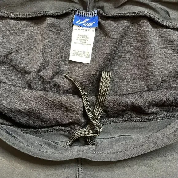 Hilor Womens High Waist UV Rash Guard Pants Crop Swim Capri Tights Plus Size 18 - Picture 6 of 9